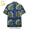 Star Trek Blue Vertical Floral Pattern Full Printing Hawaiian Shirt – Blue