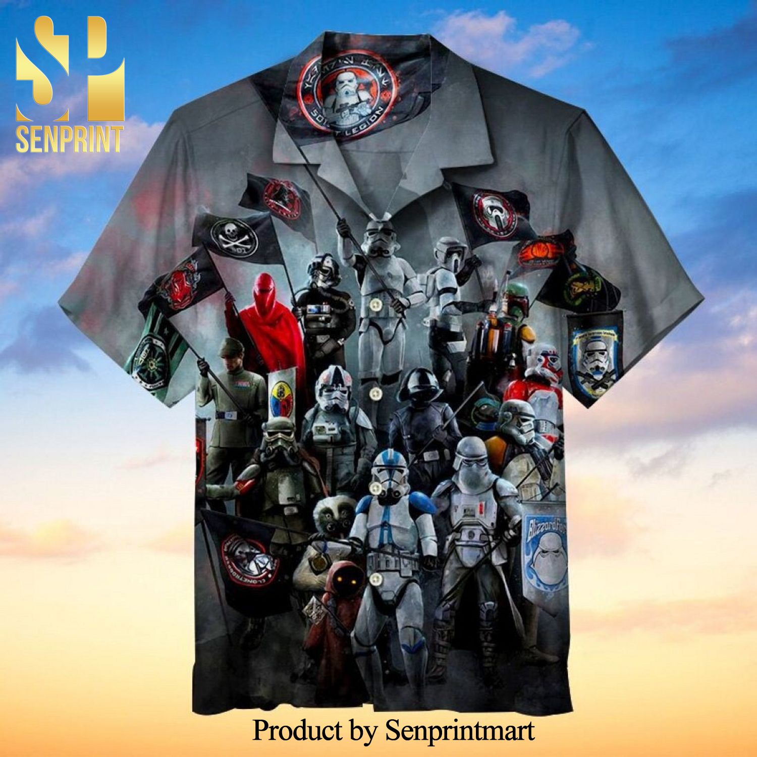 Star Wars 501st Regiment Full Printing Hawaiian Shirt