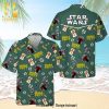 Star Wars Colorful Small Animation Pattern Full Printing Hawaiian Shirt – Black