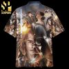 Star Wars Darth Vade Vs Kylo Ren Spaceship Pattern Full Printing Hawaiian Shirt – Black