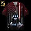 Star Wars Darth Vader In Galaxy Full Printing Hawaiian Shirt – Black