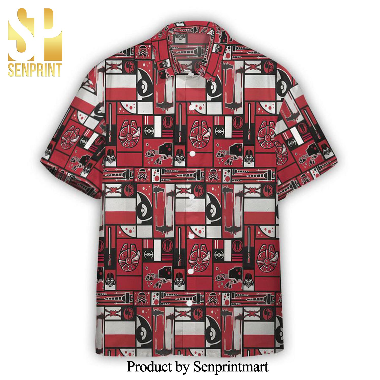 Star Wars Empire With All Features Full Printing Hawaiian Shirt – Red