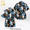 T-Rex Jurassic World Hibiscus Full Printing Hawaiian Shirt