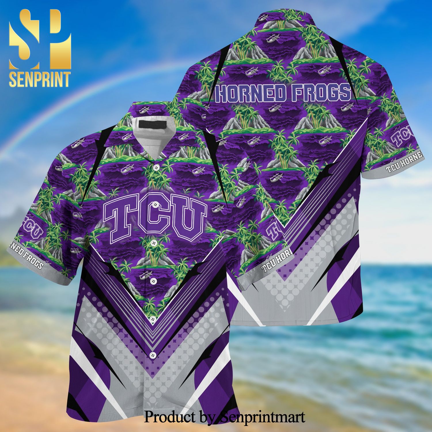 TCU Horned Frogs Summer Hawaiian Shirt And Shorts For Sports Fans This Season