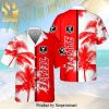 Tecate Tropical Leafs Full Printing Hawaiian Shirt