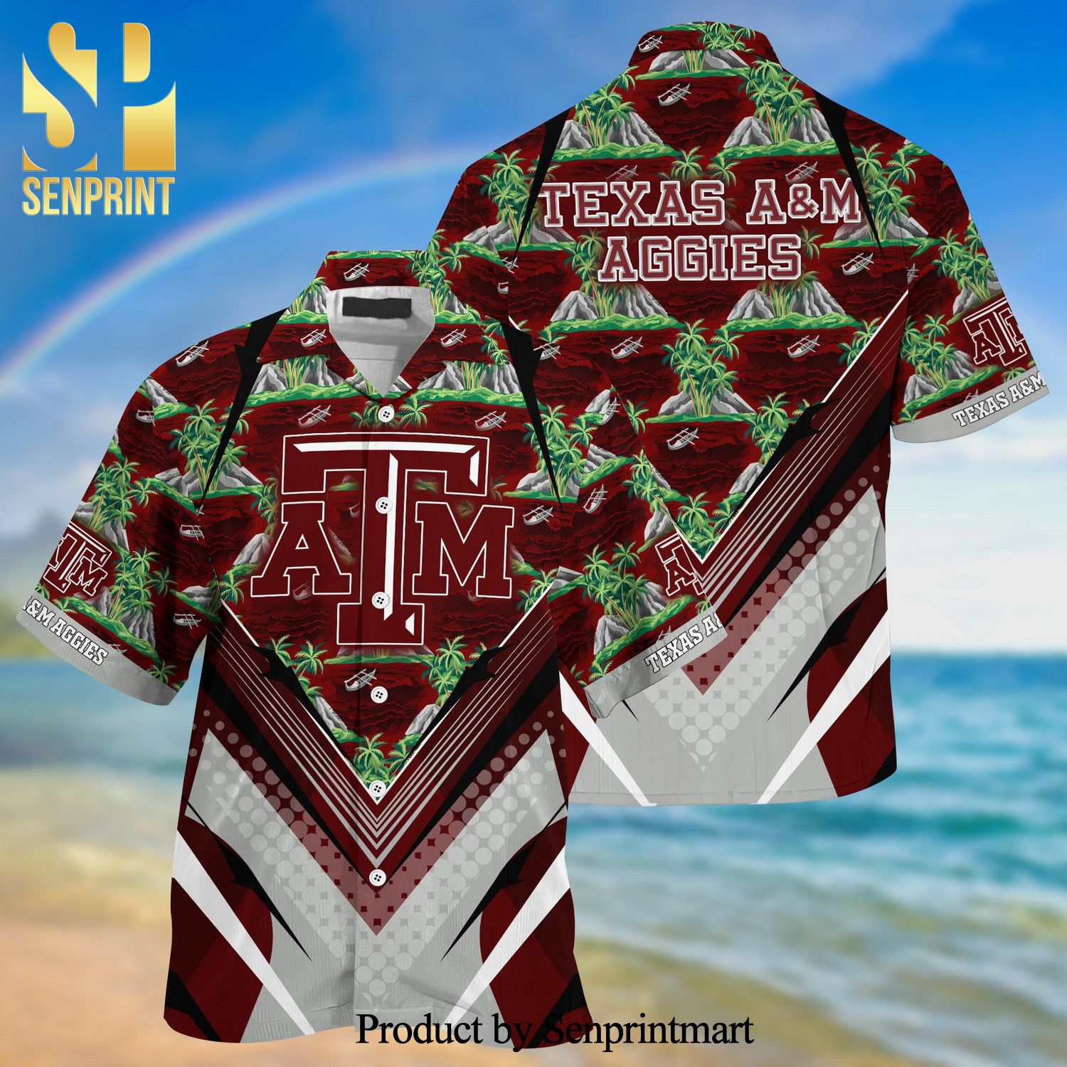 Texas A&M Aggies Summer Hawaiian Shirt And Shorts For Sports Fans This Season