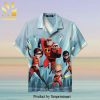 The Incredibles Sketched Pixar Disney Cartoon Graphics Inspired Full Printing Hawaiian Shirt