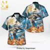 The Little Mermaid Sketched Disney Cartoon Graphics Full Printing Hawaiian Shirt