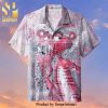 The Patron USA Flag Cross Stitch Full Printing Aloha Summer Beach Hawaiian Shirt – Black Yellow