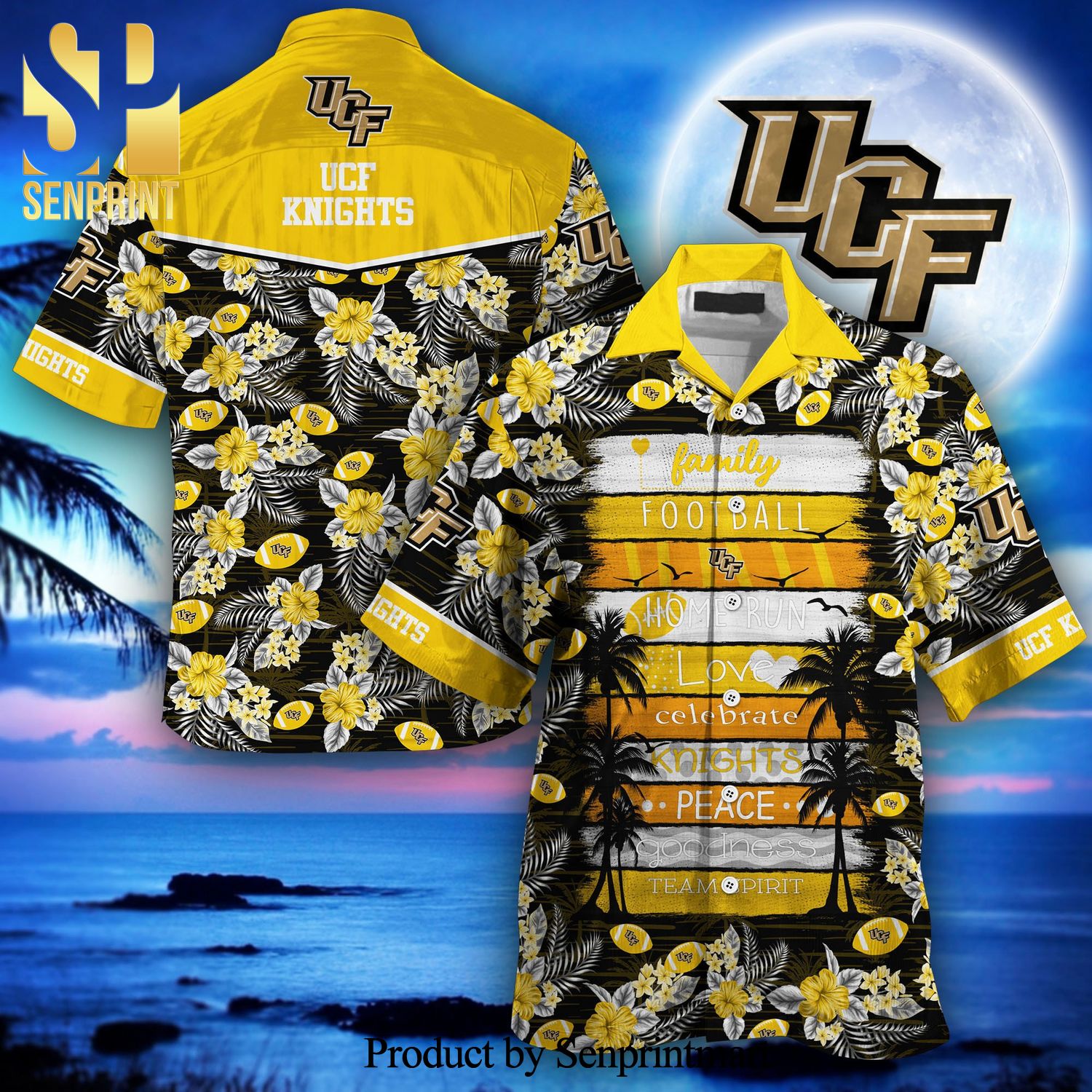 UCF Knights 3D Hawaiian Shirt New Gift For Summer