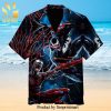 Venom Marvel Full Printing Hawaiian Shirt – Black And White