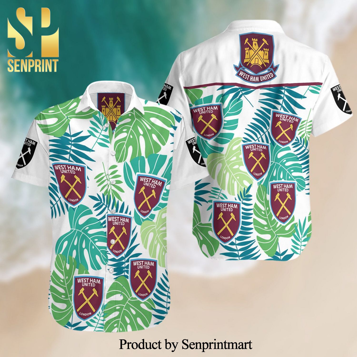 West Ham United FC Full Printing Hawaiian Shirt