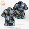 Winnie And Friends Pattern Full Printing Hawaiian Shirt – Black