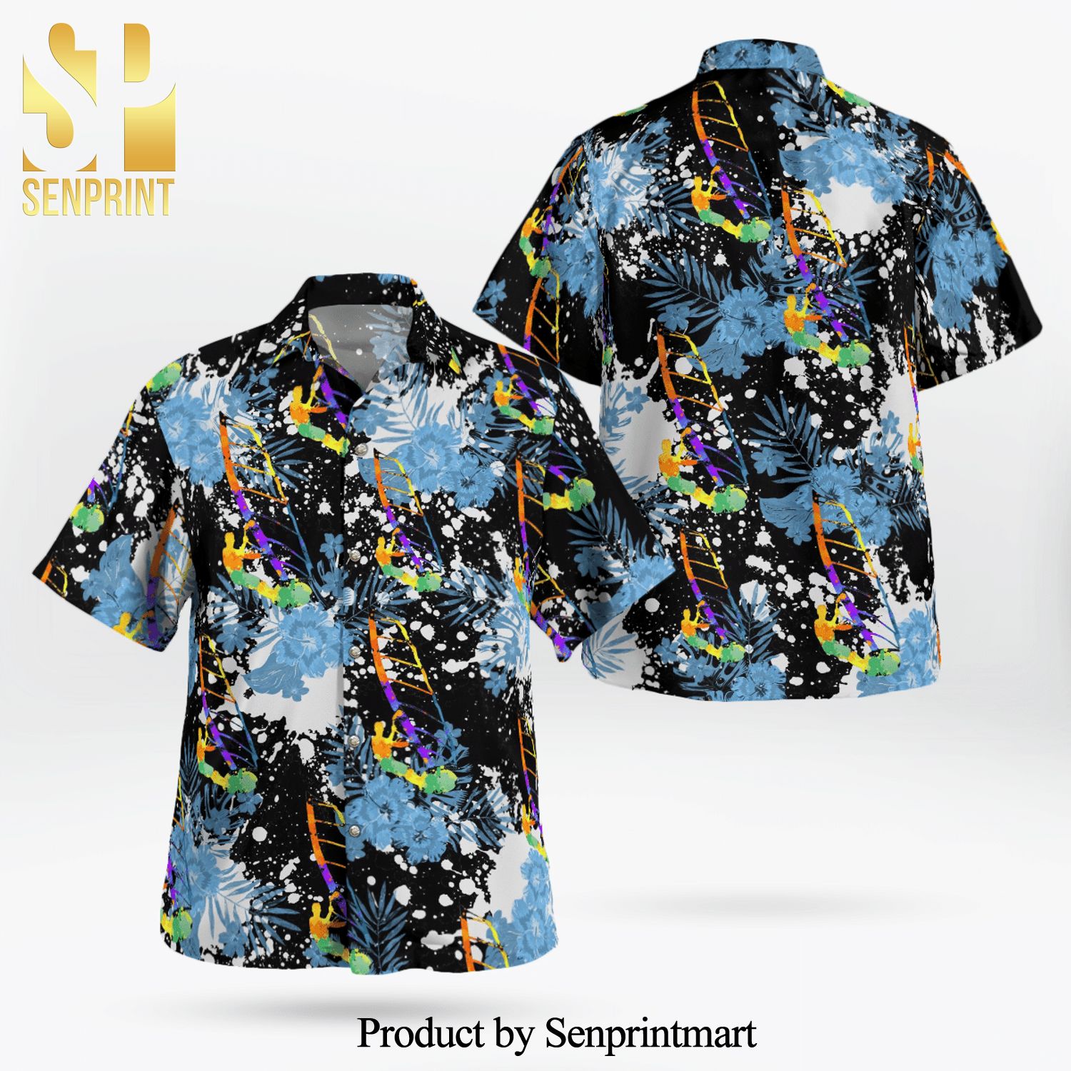 Personalized New York Mets Baseball Full Printing 3D Hawaiian Shirt - Black  - Senprintmart Store