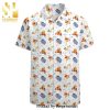 Winnie Pooh At The Honey Tree Full Printing Hawaiian Shirt