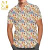 Winnie The Pooh Bright Mosaic Pattern Disney Full Printing Hawaiian Shirt