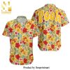 Winnie The Pooh Family Disney Cartoon Graphics Palm Tree Full Printing Hawaiian Shirt – White