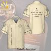 Woodford Reserve Palm Tree Full Printing Aloha Summer Beach Hawaiian Shirt – White Yellow