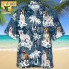 American Charolais Cattle Floral Tropical High Fashion Hawaiian Shirt