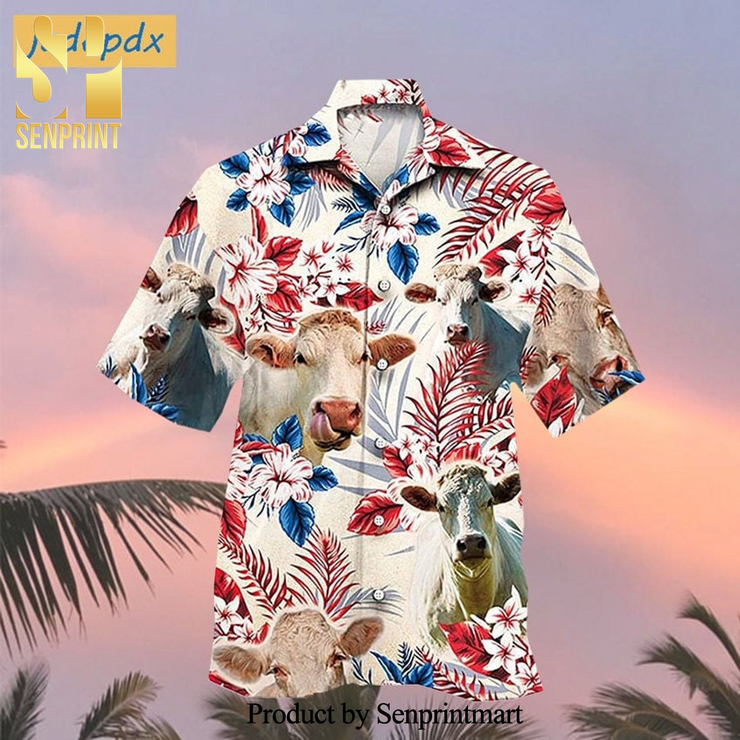 20% OFF Detroit Lions Hawaiian Shirt Tropical Flower Short Sleeve