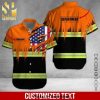 American Flag Heavy Equipment Workwear Custom Name New Style Full Print Hawaiian Shirt