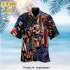 American Rainbow And Unicorn Cheering Firework Street Style Hawaiian Shirt