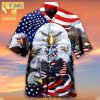 Bald Eagle Aloha Shirt Perfect Street Style All Over Print Hawaiian Shirt