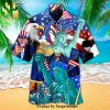 Bald Eagle USA American Flag 4th Of July New Outfit Full Printed Hawaiian Shirt