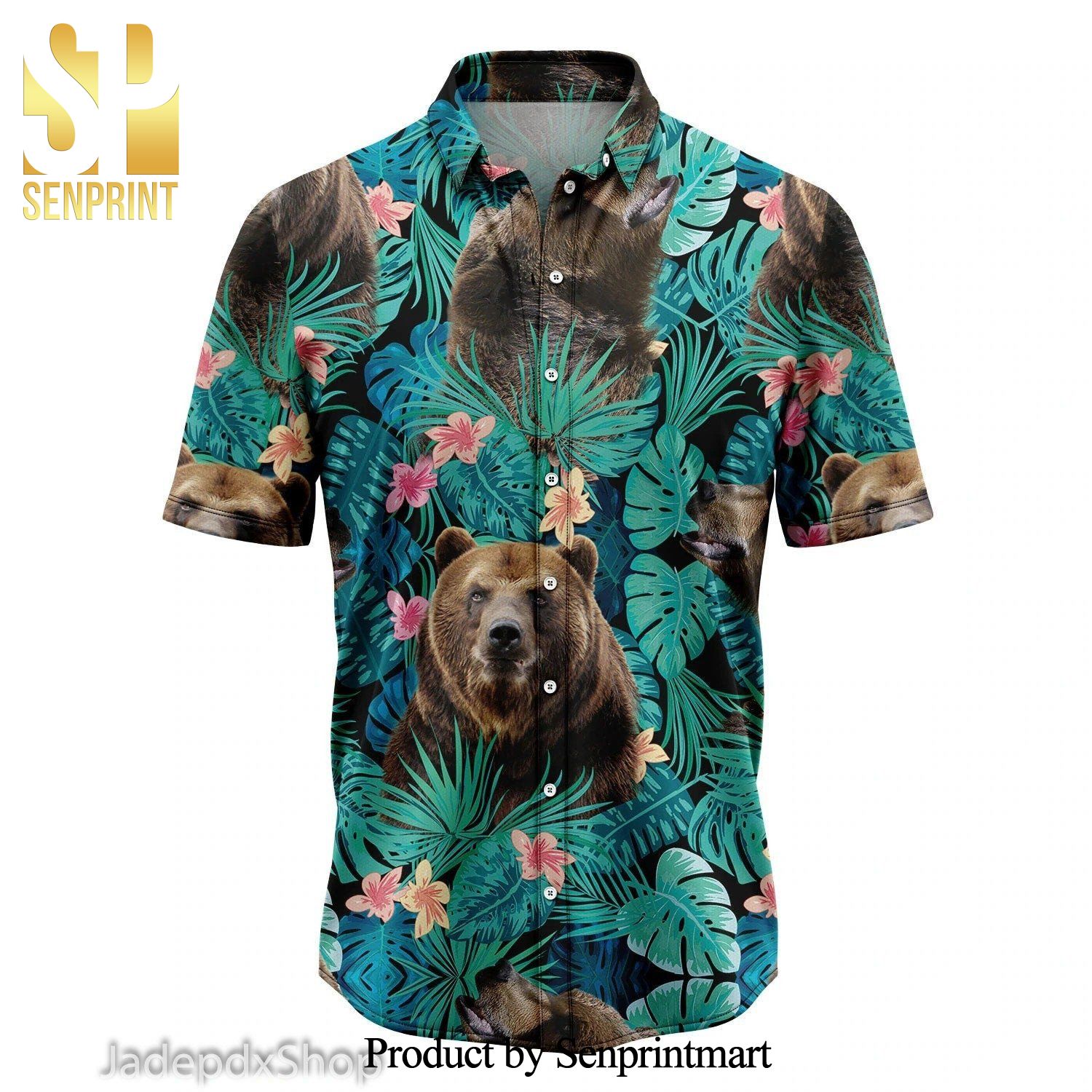 Bear Tropical For Vacation Hawaiian Shirt