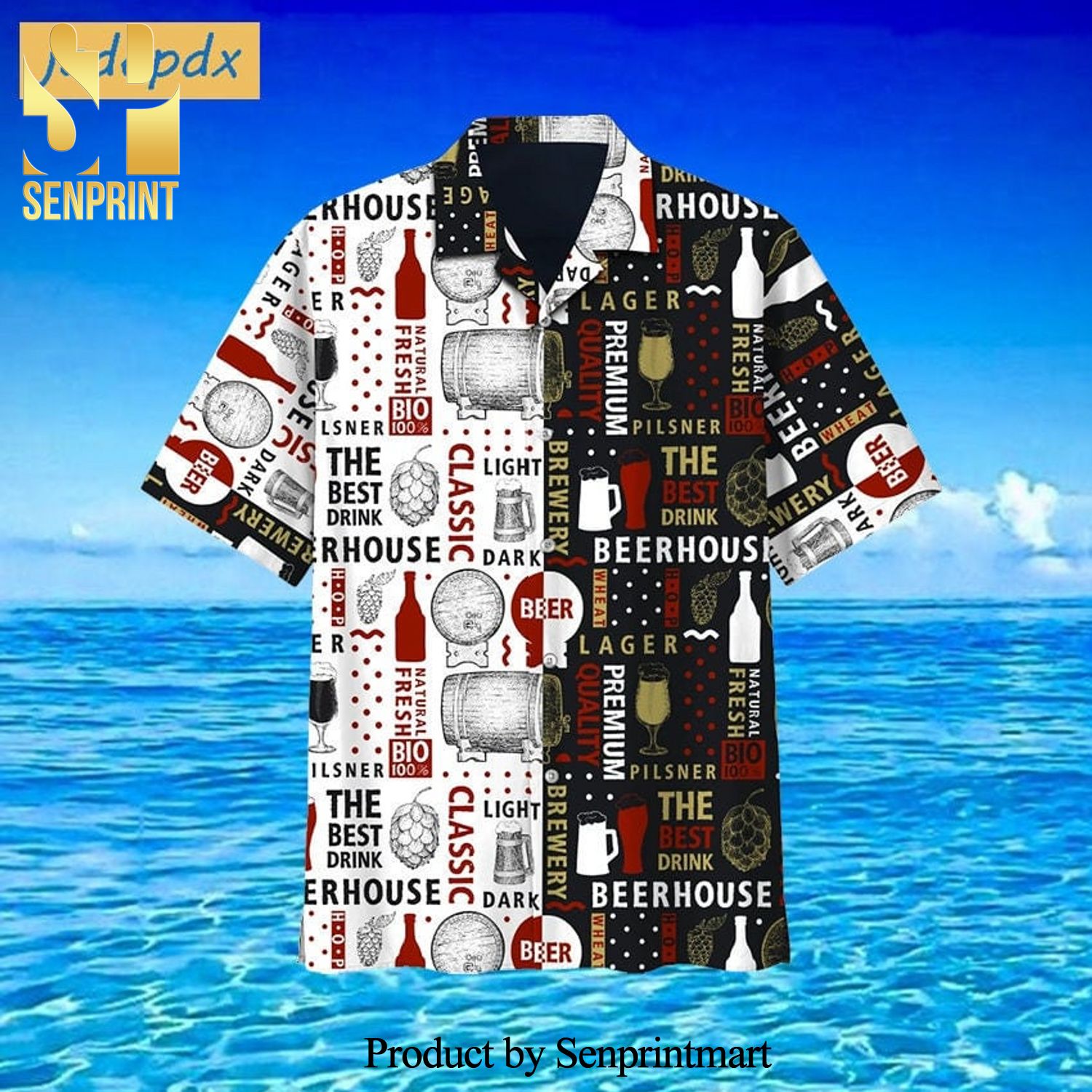 Beer – The Best Drink Beerhouse Holiday Time Hawaiian Shirt