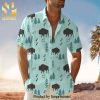 Bison In Wild Battle Unisex New Fashion Hawaiian Shirt