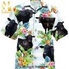 Black Cat All Over Print Hawaiian Shirt