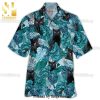 Black Cat Cool Version Full Print Hawaiian Shirt