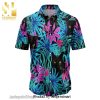 Black Cat Tropical All Over Printed Hawaiian Shirt