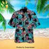 Black Cow Flower Amazing Outfit Hawaiian Shirt