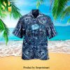 Black Tropical Parrot Summer Set Hawaiian Shirt