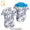 Boho Tropical Flowers Fireball Whiskey Summer Time Hawaiian Shirt