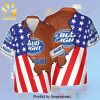 Brown Native Wolf Cool Version Hawaiian Shirt