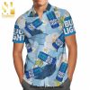 Bud Light Beer Drinking Hypebeast Fashion Hawaiian Shirt
