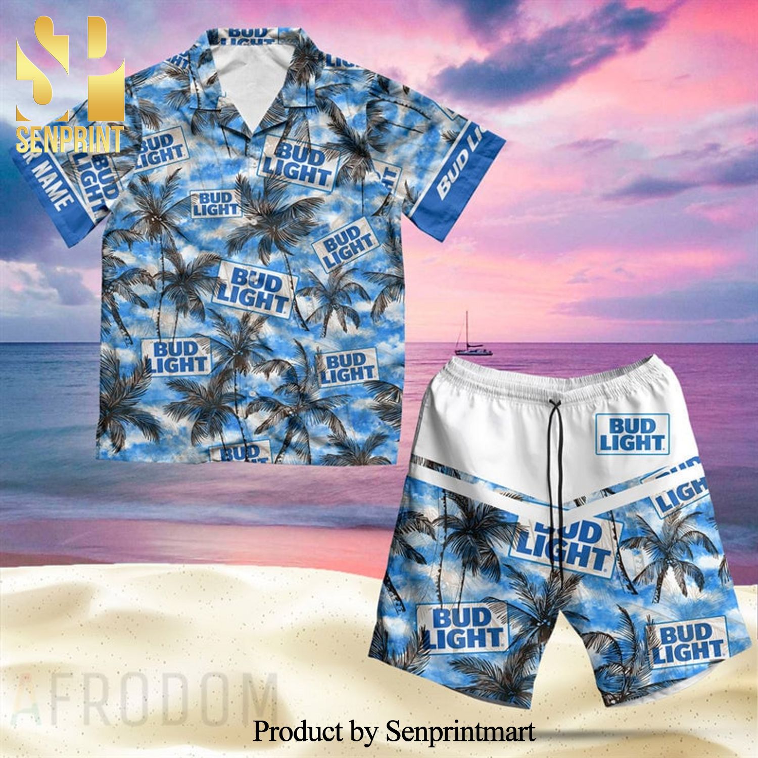 Bud Light Beer New Version Hawaiian Shirt