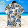 Bud Light Beer Summer Time Hawaiian Shirt