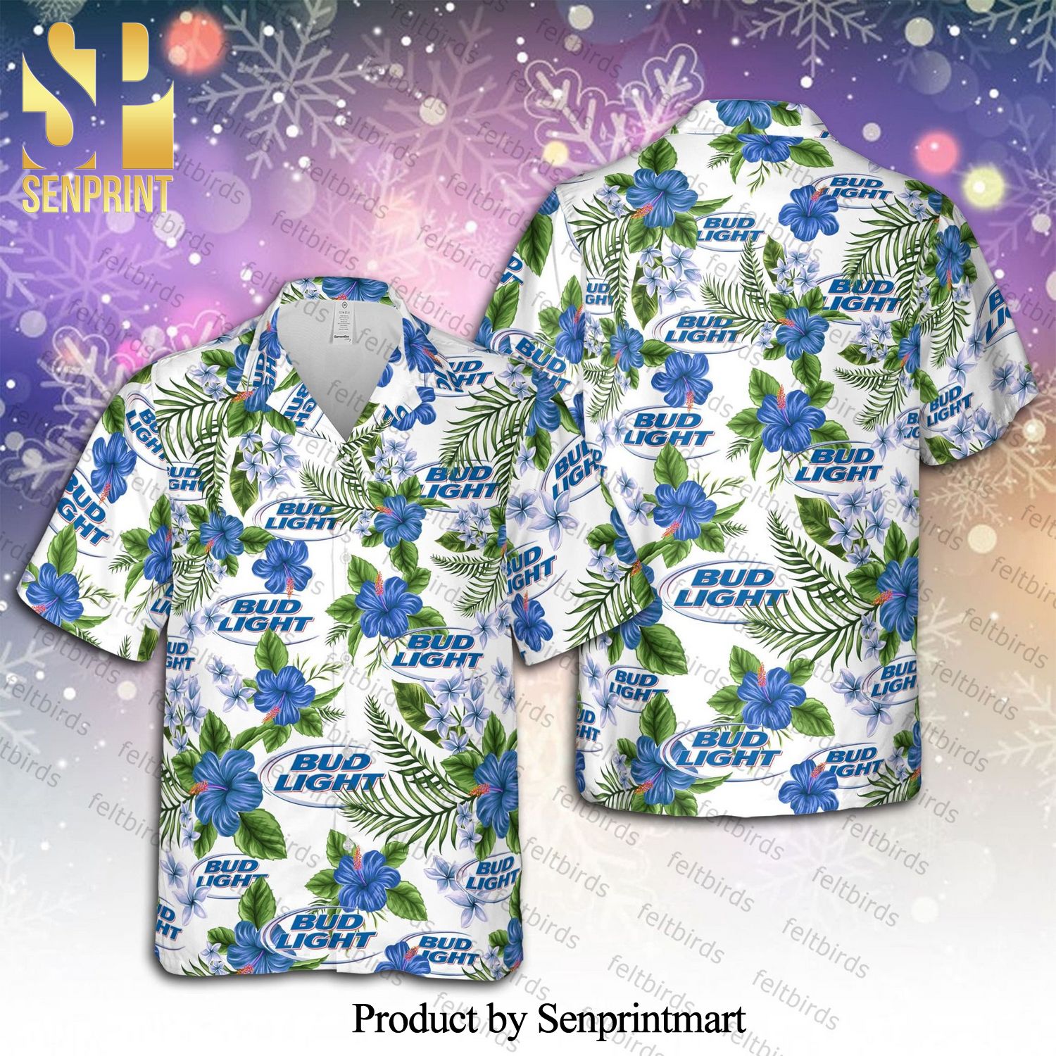 All-over Print Hawaiian Shirt (Made in EU) - Print On Demand