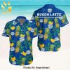 Busch Latte Beer Banana Pineapple Hot Outfit Hawaiian Shirt