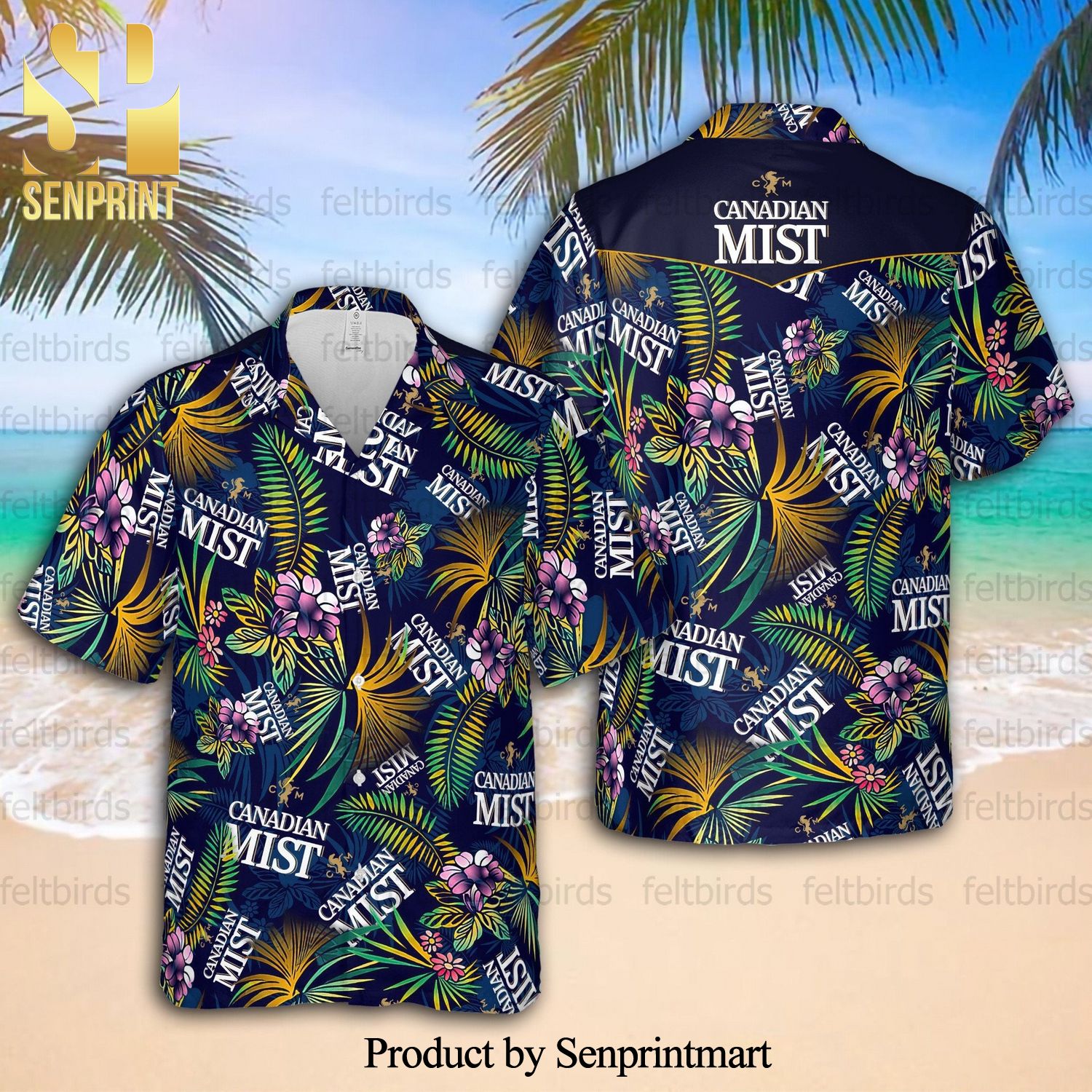 Canadian Mist Whiskey Unisex Hot Version Hawaiian Shirt