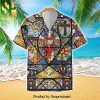 Colorful Jesus Pattern Glass For Holiday Hawaiian Shirt