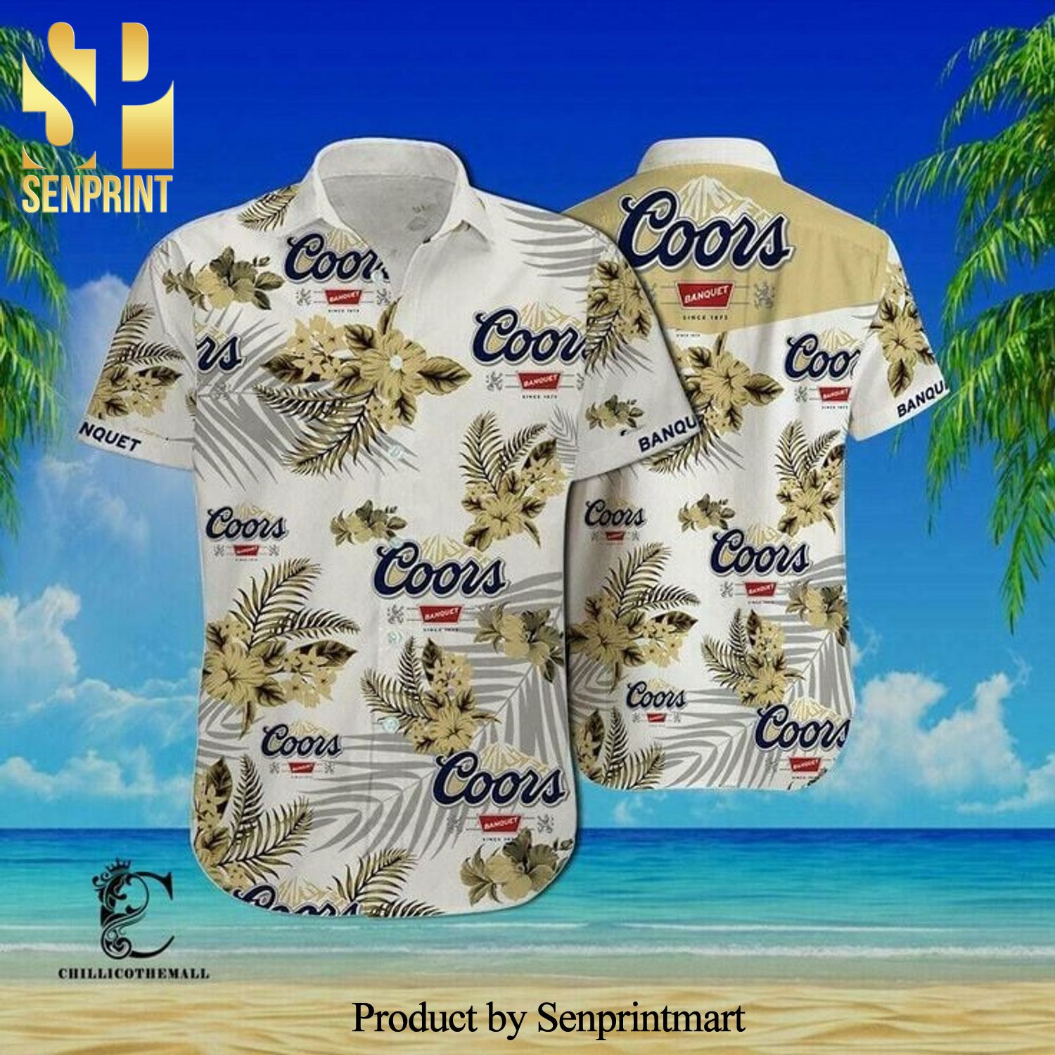 Coors Banquet Beer Street Style Hawaiian Shirt