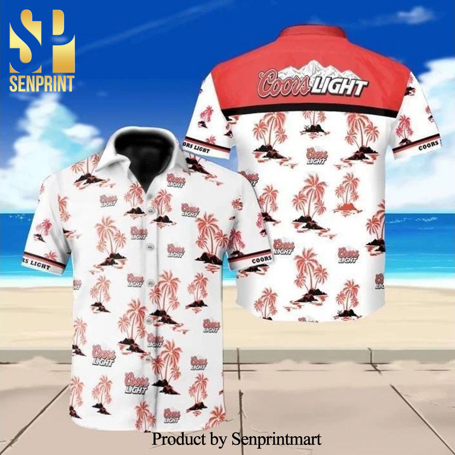 Coors Light White Wear For Holiday Hawaiian Shirt