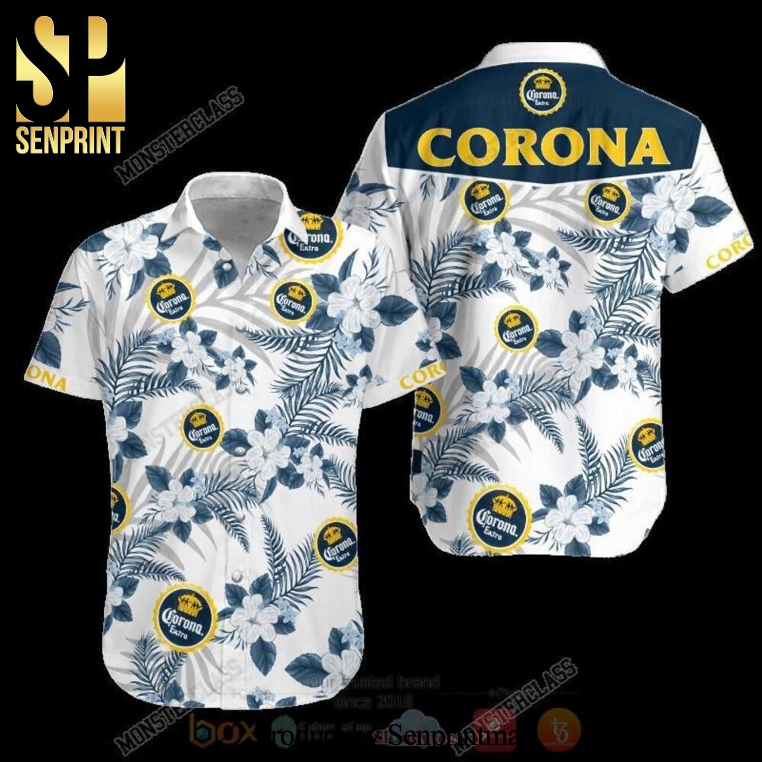 Corona Light Beer High Fashion Full Printing Hawaiian Shirt