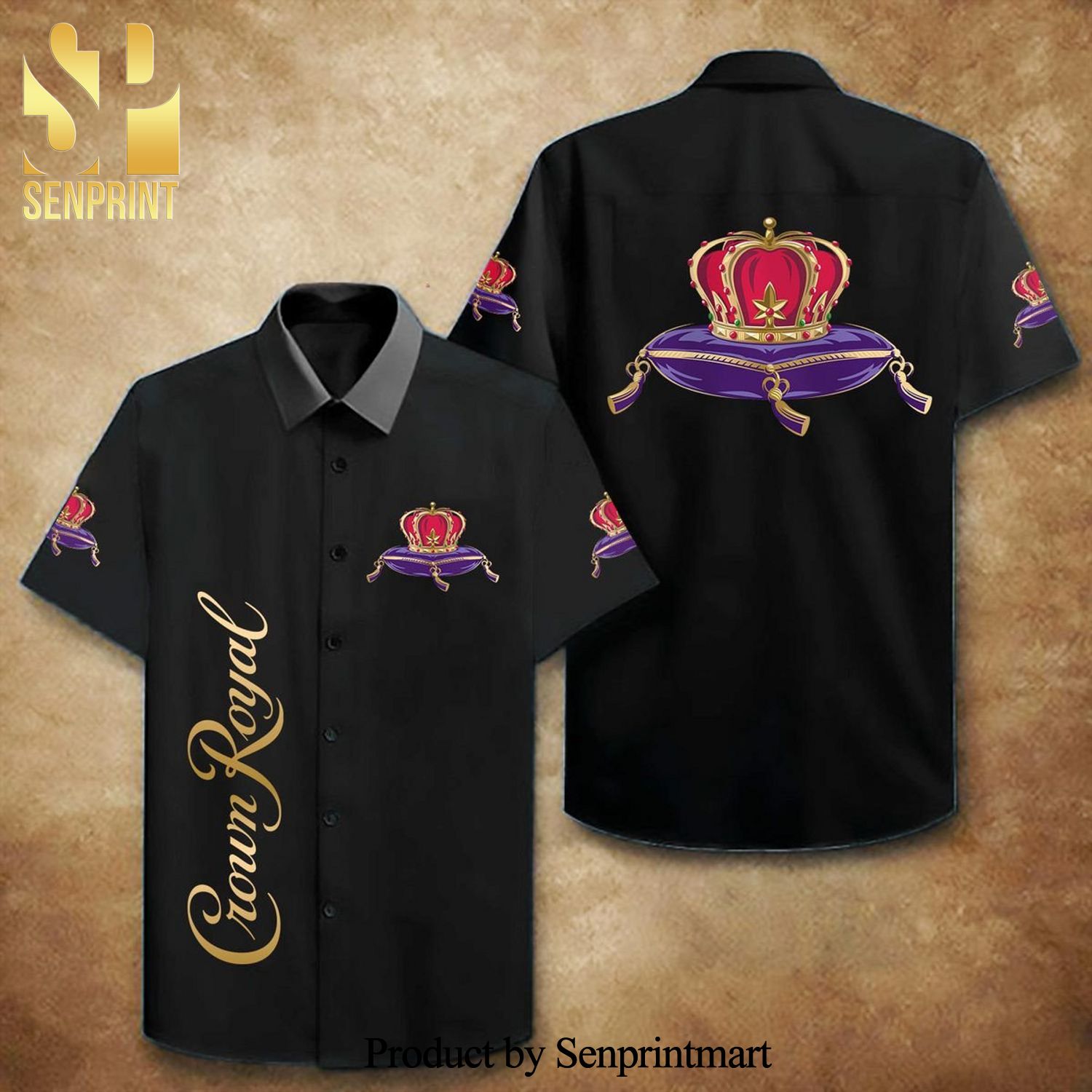 Crown Royal Best Outfit 3D Hawaiian Shirt