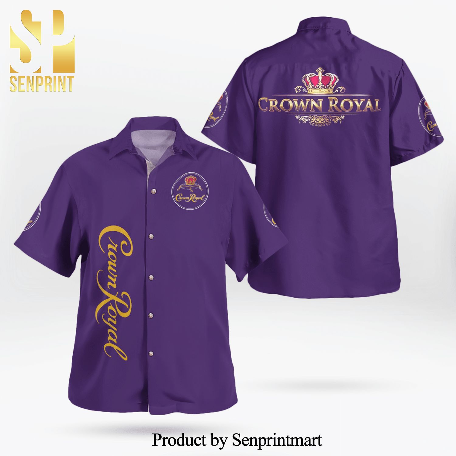 Crown Royal Best Outfit For Summer 3D Hawaiian Shirt